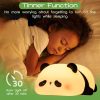 Baby Essentials, Kids Bedtime, Newborn Gifts., Panda Night Light, Nursery Decor, Panda Lamp, Rechargeable Lamp, Silicone Light